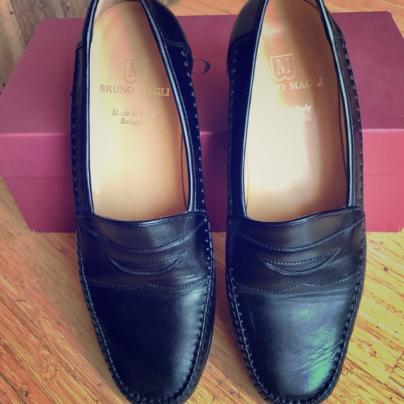 Bruno Magli Other - Bruno Magli black leather loafers